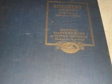 Victrola/HMV Album aus Chile Schubert Quartett D-Dur 5 Platten 30 cm 78 RPM