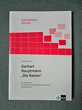 Gerhart Hauptmann "Die Ratten": Materialien für Lehrer Klasse 11-13