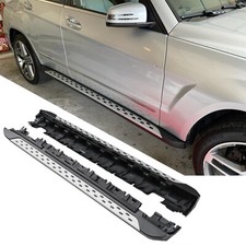 Passt für Mercedes-Benz GLK X204 Alu-Optik Trittbretter Umbausatz Halteschiene