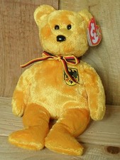 Teddy Prinz von Gold, Ty Beanie Baby, Deutschland exclusive mit Adler