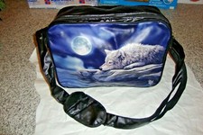 NEMESIS NOW KUNSTLEDER TASCHE SCHULTERTASCHE WOLF NEU