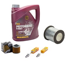 Set Wartung für Yamaha TDM 850 TDM850 91-01 Öl 4L Luftfilter Ölfilter Zündkerzen