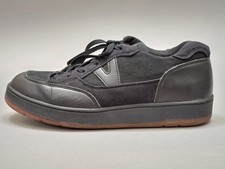 Vegetarian Shoes Herren Casual Trainer Sneaker Sportschuh Vegan Schwarz Gr. 43