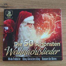 Die 50 schönsten Weihnachtslieder - 3x CD Box - Zustand Sehr Gut @I14