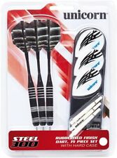 Unicorn Dartset 71816 Fachmann Steel 300mit Stahlspitze Aluminium Flights [3er]