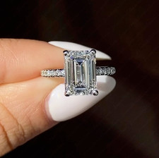 2,85 TCW Smaragd Moissanit