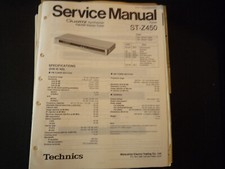 Original Service Manual Schaltplan  Technics ST-Z450