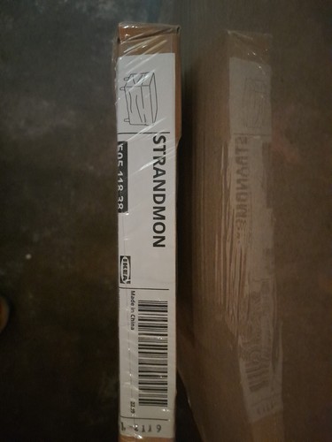 Ikea strandmon hockerbezug - ikea,