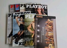 7x Playboy 2008 Magazine