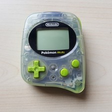 Nintendo Pokemon Mini Konsole Transparent Grün MIN-001 Handheld Spielkonsole