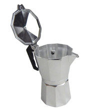 Espressokocher Aluminium 6 Tassen Espresso Mokkakocher Camping Kaffeebereiter