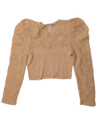 Zara damen crop - damen, langarm