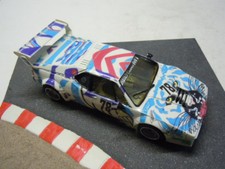 Rar: BMW M 1 Procar ArtCar auf Plafit Super 24 Metallchassis Scaleracer 1:24