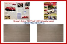 Renault Alpine V6 GT mit 160PS Literaturpaket - 2 komplette Zeitschriften