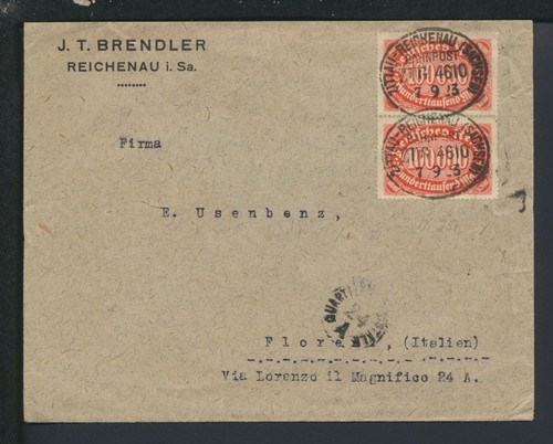 Bahnpost infla brief deutsches - bahnpost,