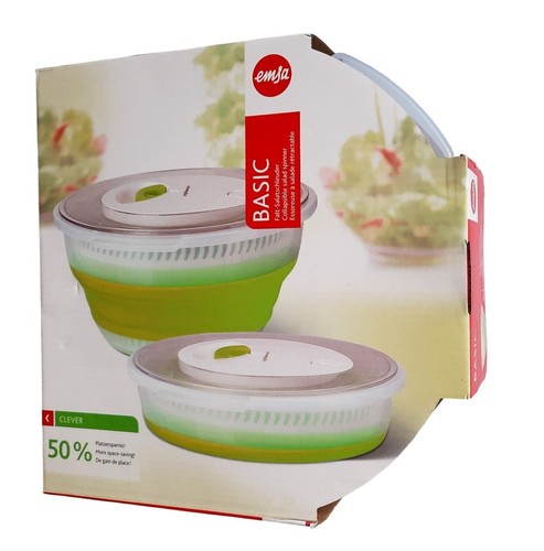Emsa basic falt salatschleuder - basic, falt-salatschleuder