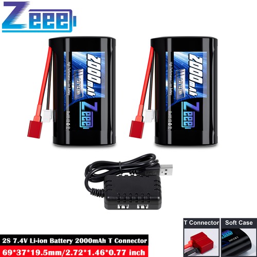 Zeee 2000mah 4v - 7.4v, li-ion