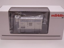 H0: Bierwaggon „Löwenbräu München“ der K.BAY.STS.B, Märklin, wie NEU (Lot#6999)