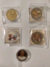 4xMünzen=Papst Benedikt XVI +