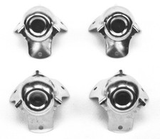 4 stapelbare Kugelecken a 1,19€, Stahl 48mm, Boxen Schutz Ecke, verzinkt #28214