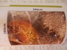 Fototapete, Vlies, Pusteblume in braun-gold Tönen, Neu und original verpackt