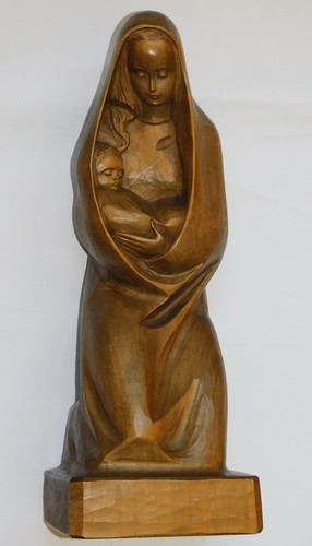 Holzfigur madonna mutter mit - madonna,