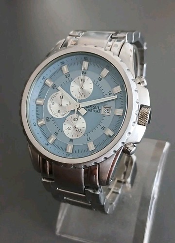 Herrenuhr fossil blue - herrenuhr,
