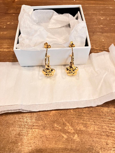 Chanel kamelie gold creolen - kamelie,
