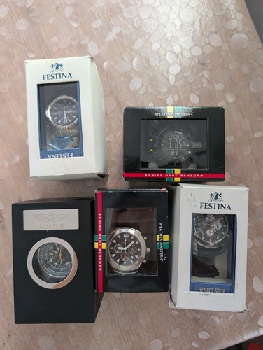 5er uhrenkonvolut festina - 5er,