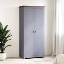 Kleiderschrank Grau