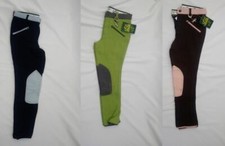 USG Reithose Kind Emilia Kinderreithose grau-braun  grün blau Kniebesatz 140-182