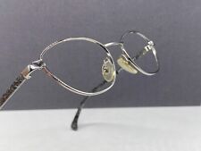 Alain Mikli Brille Rund Oval Cat Eye Grau Chrome 2670 Vollrand Frankreich