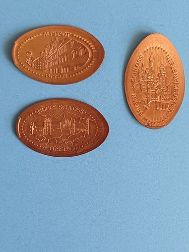 Elongated coin füssen - coin,