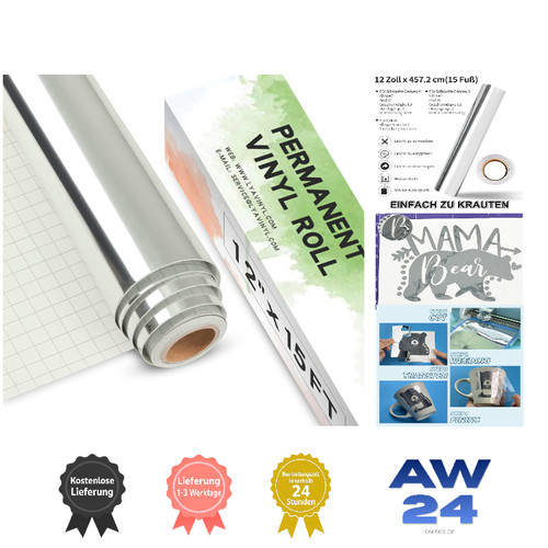 Chrome silber plotterfolie - chrome,