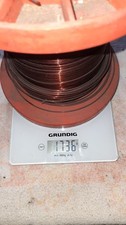 Kupferdraht lackiert 1,86 mm , 1700 g Kupferspule, Lackdraht