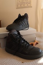 ADIDAS ° HOOPS 3.0 MID WTR ° Gr. 41 1/3  ° Schwarz ° Winter Sneaker °