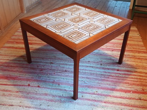 Teak designer couchtisch - teak,