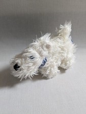 TCM / Tchibo Stofftier Kuscheltier Plüschtier Hund Timi  Weiß ca.15cm
