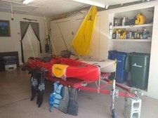 2 used Hobie Kayaks, Trailer &