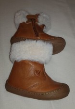 Naturino Stiefel Lammfell Leder braun NEU Gr. 20