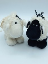 Sheepworld Schaf Lamm Nici AG Plüschtier Stofftier 2 Stück schwarz weiß Neu