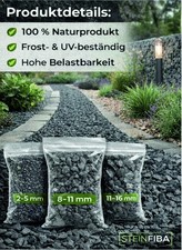 Basaltsplitt Anthrazit 2–16