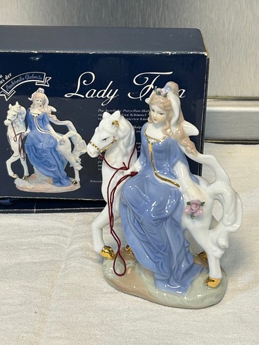Pmi porzellan figur frau mit - pmi,
