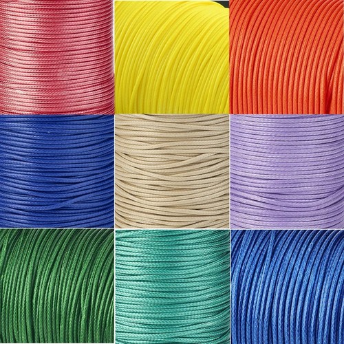 10m polyester 1mm wachsfaden - polyester,