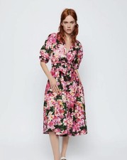 Zara sommerkleid mit blumen - sommerkleid,