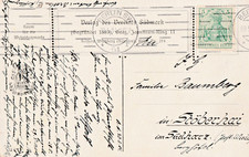 Ansichtskarte verschickt von