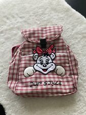 Rucksack Kinder Kindergartenrucksack Minnie Maus Minnie Mouse Vintage Karo