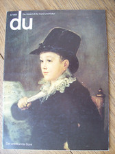 du 547 Der unbekannte Goya (Bilder aus Privatsammlungen) ua. Themen 9/1986 kt.