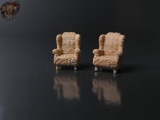  1/87 Sessel Stuhl Shabby Landhaus Herrenhaus Burg Einrichtung Antik HO H0