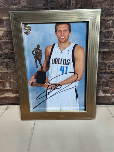 Dirk nowitzki foto signiert - nowitzki,